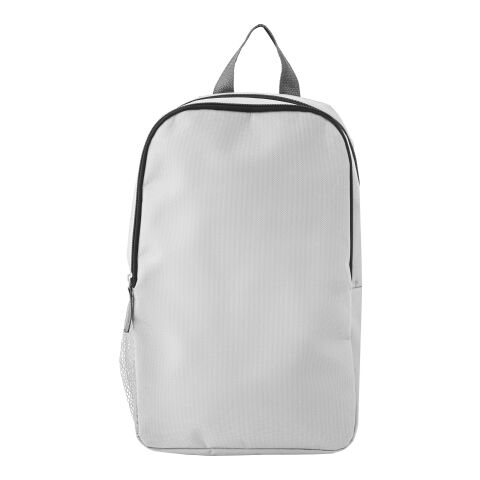 Mochila nevera de poliéster Nicholas blanco | sin montaje de publicidad | no disponible | no disponible