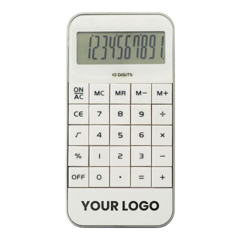 Calculadora diseño, ABS blanco