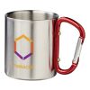 Taza isotérmica con mosquetón "Alps" Rojo