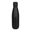 Bidón de 750&nbsp;ml de acero inoxidable reciclado con certificado RCS de una sola pared "Cove" Estándar | Negro intenso | sin montaje de publicidad | no disponible | no disponible