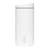 Botella de agua de 354&nbsp;ml "MiiR Flip Traveler" blanco