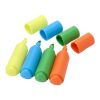 Set de rotuladores fluorescentes de plástico reciclado Blanco