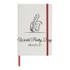 Libreta blanca con cinta de color A5 "Spectrum" Estándar | Blanco-Rojo | sin montaje de publicidad | no disponible | no disponible | no disponible