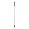 Bolígrafo giratorio SMART de aluminio reciclado (tinta negra) blanco