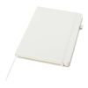 Cuaderno Liss de tapa dura de plástico reciclado, tamaño A5 blanco