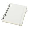 Cuaderno Liss A5 de tapa dura de plástico reciclado con espiral blanco