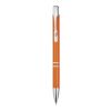 Bolígrafo de aluminio reciclado "Moneta" Estándar | Naranja | sin montaje de publicidad | no disponible | no disponible