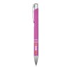Bolígrafo de aluminio reciclado "Moneta" (tinta azul) Estándar | Magenta | sin montaje de publicidad | no disponible | no disponible