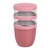 Fiambrera con aislamiento con 3 piezas de 500 ml + 2 × 200&nbsp;ml "Mepal Ellipse" Rosa