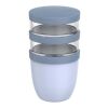 Fiambrera con aislamiento con 3 piezas de 500 ml + 2 × 200&nbsp;ml "Mepal Ellipse" Estándar | Azul | sin montaje de publicidad | no disponible | no disponible