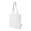 Bolsa Tote de algodón reciclado de 140 g/m2 de 7 L "Madras" Estándar | Blanco | sin montaje de publicidad | no disponible | no disponible | no disponible