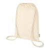 Bolsa con cuerdas de 5&nbsp;l algodón orgánico OCS de 140&nbsp;g/m² "Odisha" Estándar | Natural | sin montaje de publicidad | no disponible | no disponible | no disponible