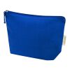 Bolsa de aseo pequeña de 1&nbsp;l algodón orgánico OCS de 180&nbsp;g/m² "Odisha" Azul real