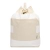 Bolsa de lona marinera Florida de 270 g/m² con certificación GRS, 15 l blanco