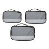 Cubos de viaje reciclados Jet GRS - juego de 3 Gris