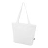 Bolsa Tote con cremallera de material reciclado GRS de 20 l "Panama" Estándar | Blanco | sin montaje de publicidad | no disponible | no disponible | no disponible