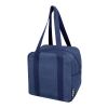 Bolsa nevera de 5l con material reciclado GRS "Recanvas" Azul profundo