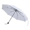 Paraguas manual plegable Aaron de 23 pulgadas blanco