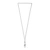 Lanyard tubular de sublimación "Ava" Blanco | sin montaje de publicidad | no disponible | no disponible