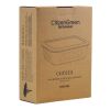 Fiambrera Citizen Green Purlunch de 1000 ml de vidrio de borosilicato blanco