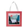 Bolsa de papel Smartfold de 230 g/m² con asas de cinta y laminado mate - 24 x 10 x 24 cm blanco