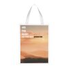 Bolsa de papel Smartfold de 230 g/m² con asas de cinta y laminado mate - 24 x 10 x 32 cm blanco
