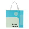 Bolsa de papel Smartfold de 230 g/m² con asas de cinta y laminado mate - 31 x 12 x 31 cm blanco
