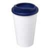 Vaso térmico Americano® de 350 ml Blanco-Azul | sin montaje de publicidad | no disponible | no disponible