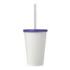 Vaso de pared doble de 350 ml Brite-Americano® Morado | sin montaje de publicidad | no disponible | no disponible
