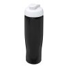 Bidón deportivo con Tapa Flip de 700 ml H2O Tempo® Negro intenso-Blanco | sin montaje de publicidad | no disponible | no disponible