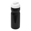 Bidón deportivo con Tapa Flip de 650 ml H2O Base® Negro intenso-Blanco | sin montaje de publicidad | no disponible | no disponible