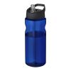 Bidón deportivo con boquilla de 650 ml "H2O Eco" Azul-Negro intenso | sin montaje de publicidad | no disponible | no disponible