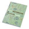 Libreta A5 de tapa blanda con 100 hojas de papel reciclado "Novella Austen" Verde