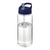 Bidón deportivo con tapa con boquilla de 600 ml "H2O Active® Octave Tritan™" Blanco-Azul | sin montaje de publicidad | no disponible | no disponible