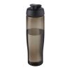 Bidón deportivo con tapa Flip de 700 ml "H2O Active® Eco Tempo" Negro intenso-Carbón | sin montaje de publicidad | no disponible | no disponible