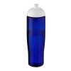 Bidón deportivo con tapa Dome de 700 ml "H2O Active® Eco Tempo" Blanco-Azul | sin montaje de publicidad | no disponible | no disponible