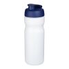 Bidón deportivo con tapa Flip de 650 ml "Baseline® Plus" Transparente-Azul | sin montaje de publicidad | no disponible | no disponible