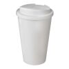 Vaso isotérmico Americano® POP 350 ml con tapa antiderrame Blanco | sin montaje de publicidad | no disponible | no disponible