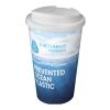 Vaso isotérmico Brite-Americano® POP 350 ml con tapa antiderrame Blanco | sin montaje de publicidad | no disponible | no disponible
