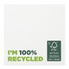 Bloc de notas adhesivas de papel reciclado de 75 x 75 mm "Sticky-Mate®" blanco | 25 pages | sin montaje de publicidad | no disponible | no disponible