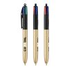 BIC® 4 Colours Glacé Negro-oro | Impresión De Pantalla 1 color | Cuerpo-centrado al clip | 30.00 mm x 43.00 mm