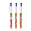 BIC® 4 Colours Fine bolígrafo Blanco-naranja