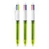 BIC® 4 Colours Fluo bolígrafo Amarillo