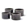 Mini cuenco VINGA Nomimono , set 4 pcs negro | sin montaje de publicidad | no disponible | no disponible