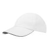 Gorra sandwich reciclada de 6 paneles Cool Fit GRS "Morion" Estándar | Blanco | no disponible | sin montaje de publicidad | no disponible | no disponible | no disponible