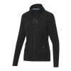 Chaqueta polar con cremallera entera reciclada GRS para mujer "Amber" Estándar | Negro intenso | XXL | sin montaje de publicidad | no disponible | no disponible | no disponible