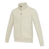 Sudadera con cremallera completa de material reciclado unisex "Galena" Oatmeal | XXS