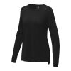Jersey de cuello redondo para mujer "Merrit" Negro | 2XL | sin montaje de publicidad | no disponible | no disponible | no disponible
