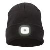 Gorro con luz LED "Mighty" Negro intenso | sin montaje de publicidad | no disponible | no disponible | no disponible