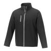 Chaqueta softshell reciclada GRS para hombre de Orion Negro intenso | 3XL